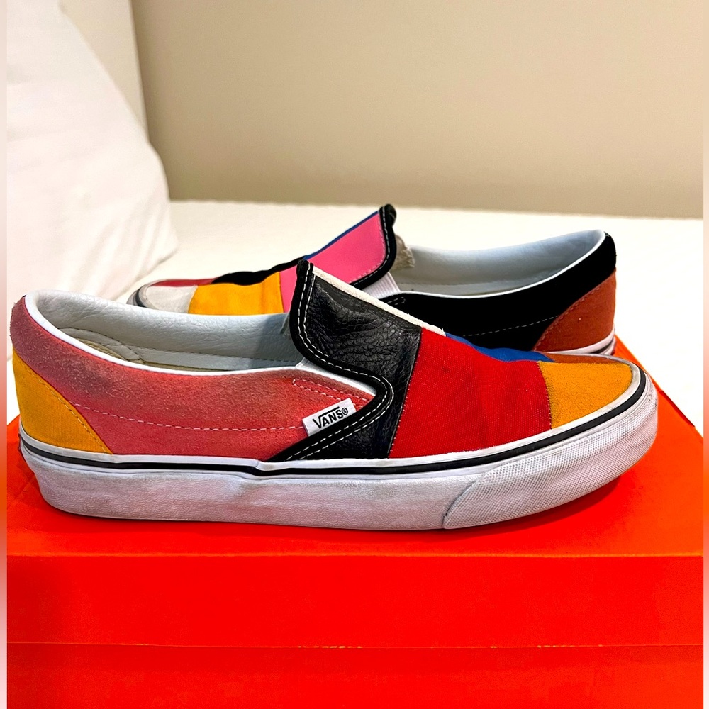 Vans multicolor shoes women size 9.5